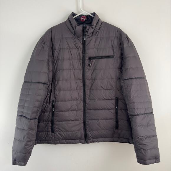 Boston H double sided gray jacket - Picture 5 of 9